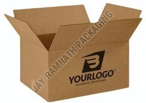 Cardboard Eco Friendly Printed Corrugated Carton Box, Color : Brown
