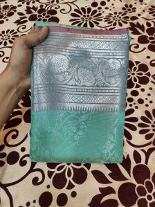 Kanjeevaram Silk Meenakari Banarasi Saree
