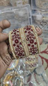 2.6 Inch Brass Designer Ladies Bangles