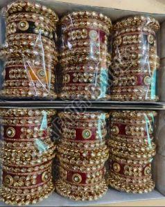 Artificial Pearls Screw Ladies Bangles