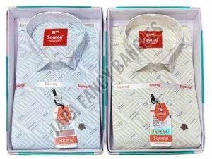 Printed Men Cotton Full Sleeves Shirt