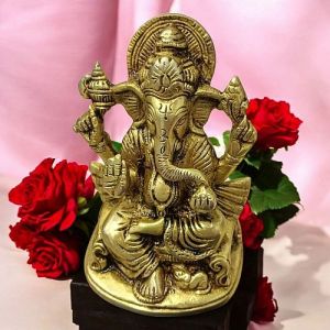 Brass Lord Ganesh Statue