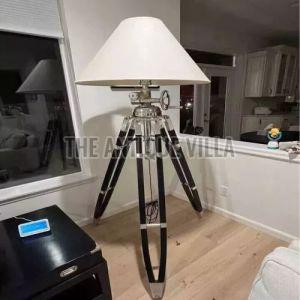 Royal Black Tripod Floor Lamp
