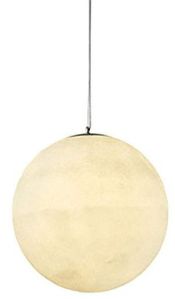 Round Alabaster Stone Pendant Light, Color : Natural White