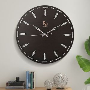 Black Tide Handcrafted Tripple-Line Tarkashi Silent Drift Wall Clock