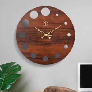 The Heritage Circular Progression Wall Clock, Color : Brown