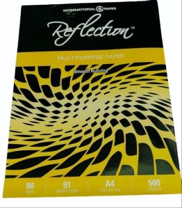 80 GSM Reflection A4 Copier Paper, Color : White