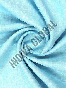 Blue Linen Fabric for Suitable Clothing, Home Decor, Craft Projects.