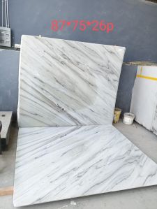 87x75mm White Raymond Aspur Marble Slab