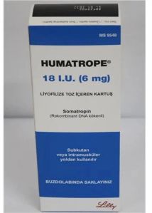 Lilly Humatrope 18 Iu 6mg Injection, Automation Grade : Manual