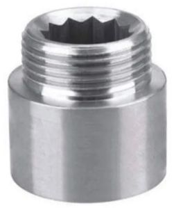 3/4 X 3/4 Inch CP Brass Silver Nipple