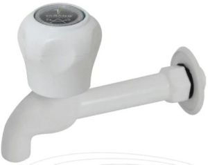 Tarang White PVC Long Body Bib Cock, Packaging Type : Paper Box