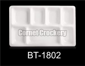 Rectangular Acrylic Sectioned Plates