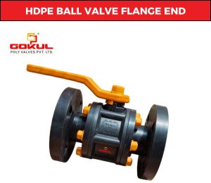 HDPE Flanged End Ball Valve