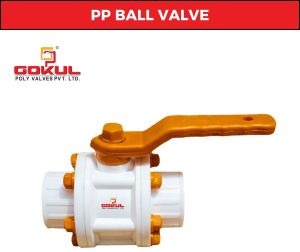 PP Ball Valve Screw End