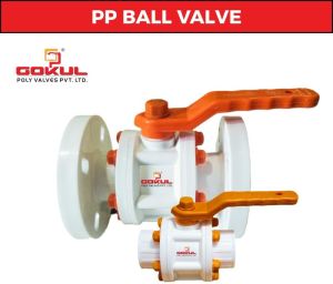 PP Flanged Ball Valve