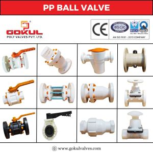 PP Three Piece Ball Valve