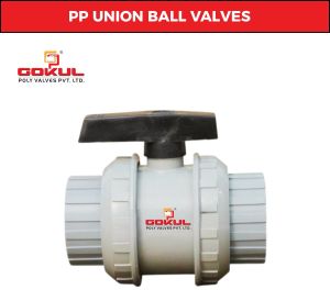 pp union type ball valve