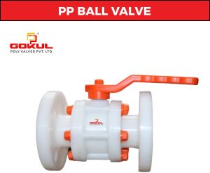 PVDF Ball Valve Flange End
