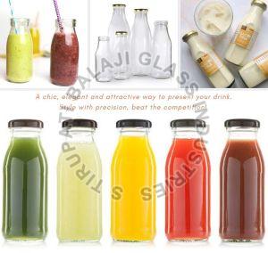 Glass Milk Bottle