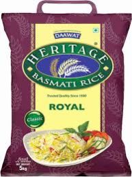 Daawat Heritage Royal Basmati Rice, Color : Creamy White for Cooking