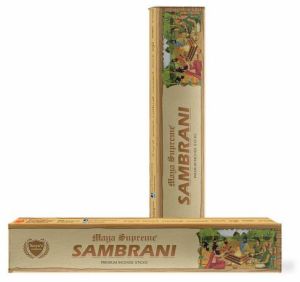 Maya Supreme Sambrani Incense Sticks, Length : Approx. 8 Inches