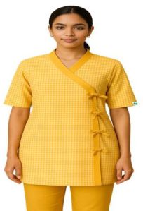 Yellow Women Patient Gown
