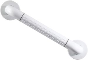 Lifeline Universal Nylon MS Iron Polished Grab Bar for Bathroom Fittings