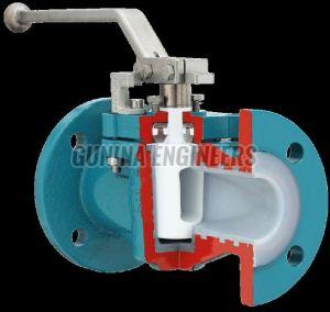 Alloy Steel Two Way Plug Valves, For Air Use, Gas, Connection : Flanged