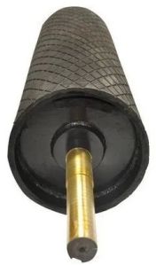 Polished Mild Steel Conveyor Take-Up Pulley, Color : Grey