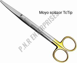Mayo Dissecting Scissor with TC Tip, Color : Silver & Golden