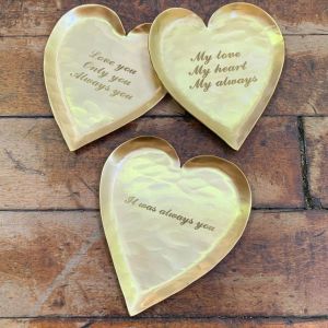Brass Heart Shape Tray