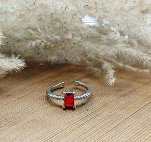 Adjustable Silver-tone Ring
