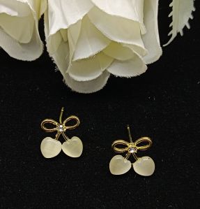 Cherry Earrings with Bow