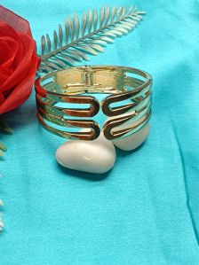 Modern Gold-Toned Cuff Bracelet