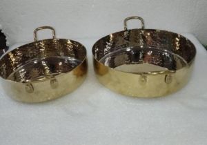 Round Brass Kadhai