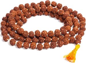 Nepali Rudraksha Mala, Color : Brown Handmade