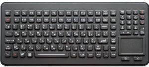 Silicone Rubber Industrial Silicon Keyboard, Color : Black
