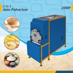 Heavy Duty 2-in-1 Grinder with Dual Hopper – 20HP