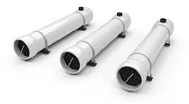 White FRP RO Membrane Housing