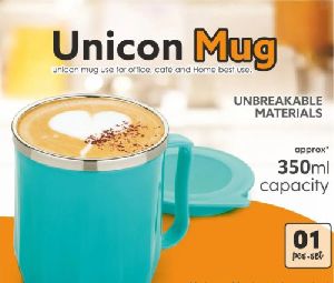 Unbreakable Material Unicorn Mug, Color : Multicolour