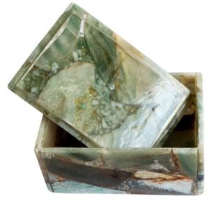 Green Aventurine Box for Storage Display OF Jewelry