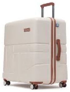 Cream Travel Trolley Bag