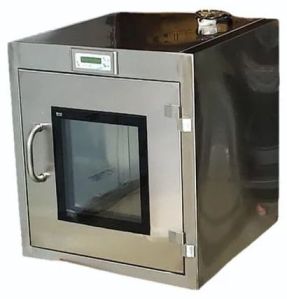 Rectangular Static Pass Box, Color : Silver