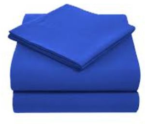 Blue Hospital Bed Sheet
