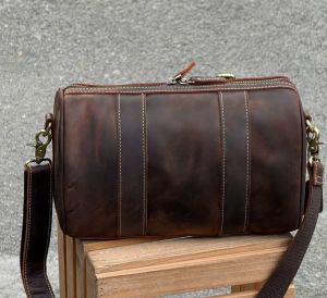 Cow Hunter Leather Duffle Bag