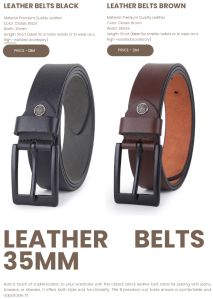 Mens Leather Belt