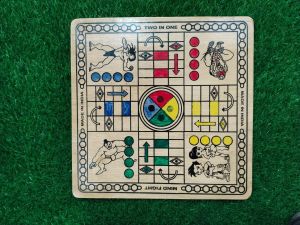 16 Inch Wooden Ludo Board