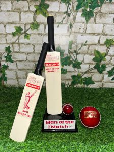 Wooden Miniature Signature Cricket Bat