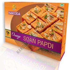 Orange Soan Papdi